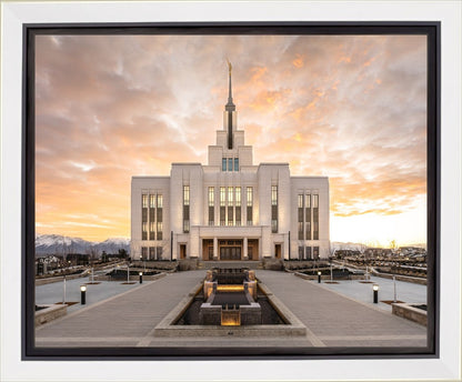 Saratoga Springs Utah Golden Sunrise