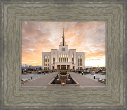 Saratoga Springs Utah Golden Sunrise