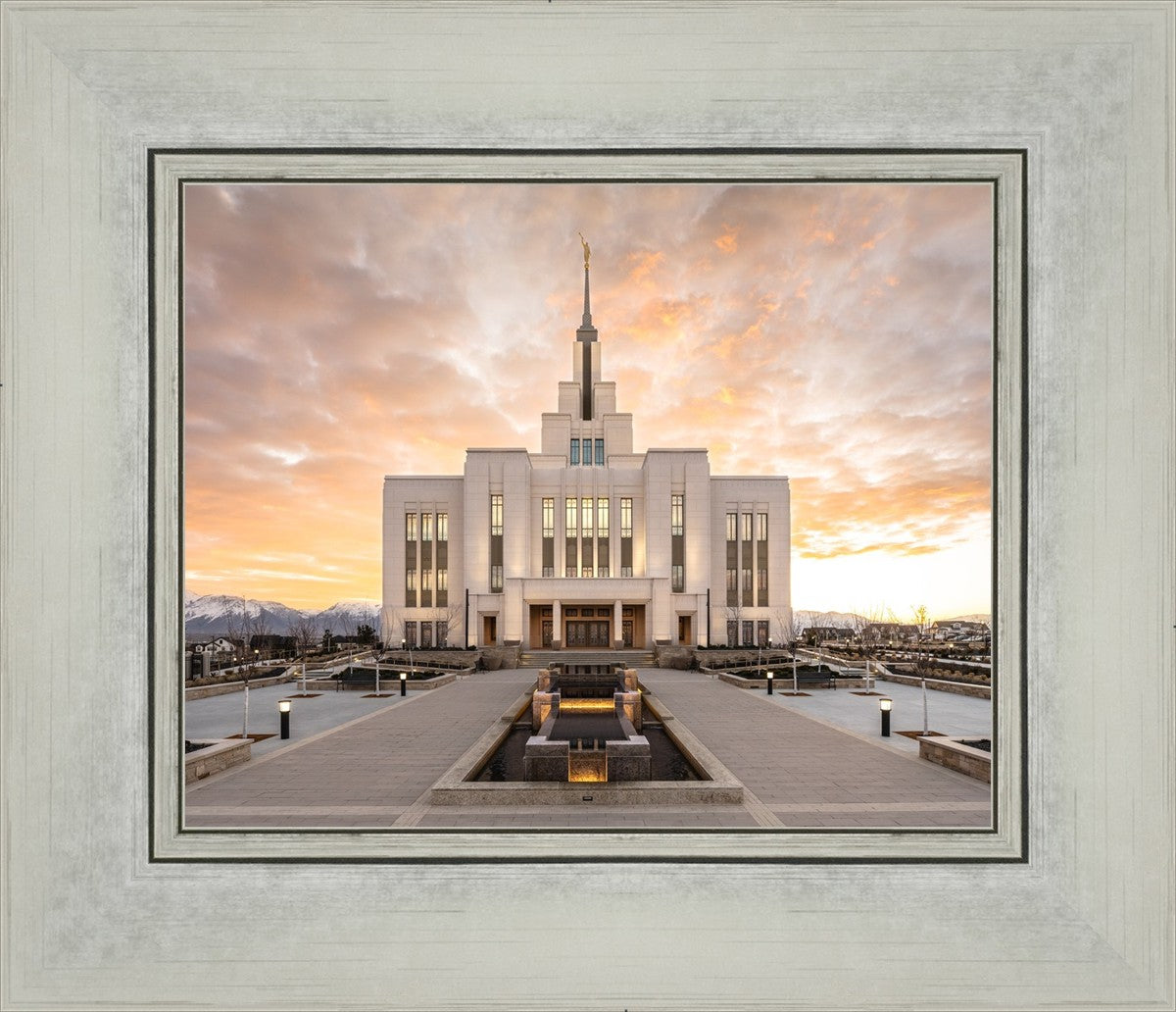 Saratoga Springs Utah Golden Sunrise