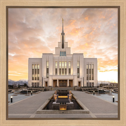 Saratoga Springs Utah Golden Sunrise