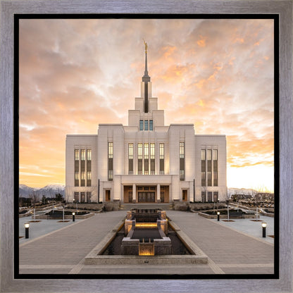 Saratoga Springs Utah Golden Sunrise