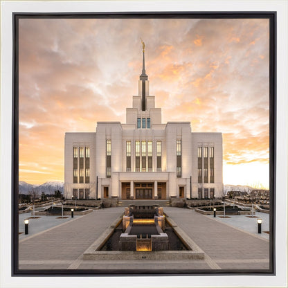 Saratoga Springs Utah Golden Sunrise