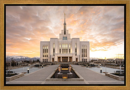 Saratoga Springs Utah Golden Sunrise