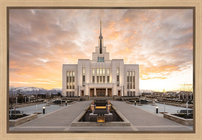 Saratoga Springs Utah Golden Sunrise