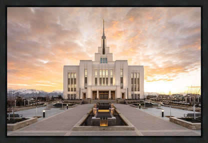 Saratoga Springs Utah Golden Sunrise