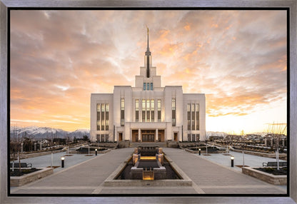 Saratoga Springs Utah Golden Sunrise