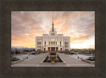 Saratoga Springs Utah Golden Sunrise