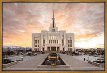 Saratoga Springs Utah Golden Sunrise