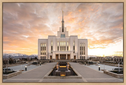 Saratoga Springs Utah Golden Sunrise