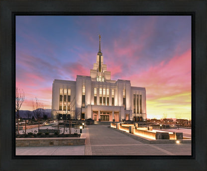 Saratoga Springs Utah Glorious Sunrise