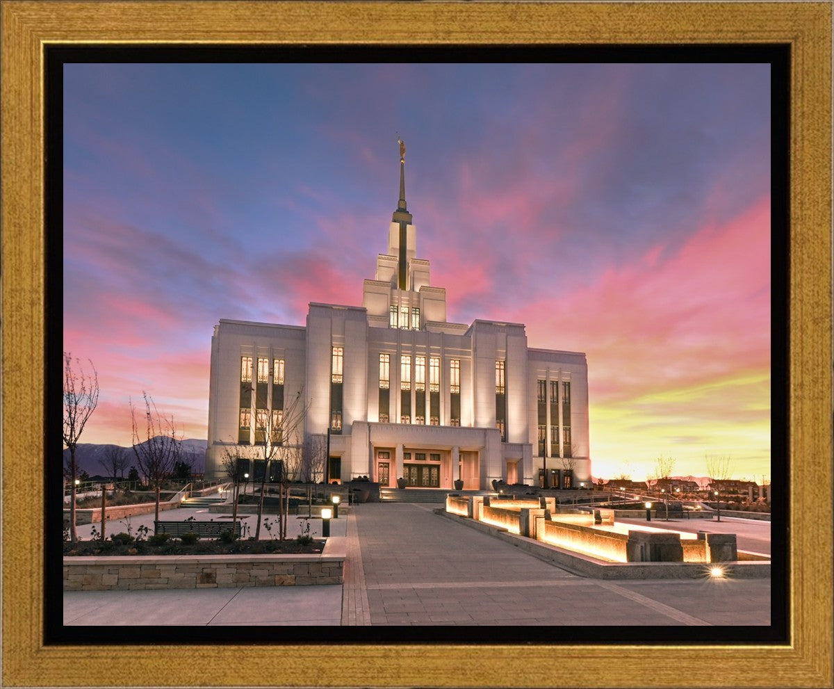 Saratoga Springs Utah Glorious Sunrise