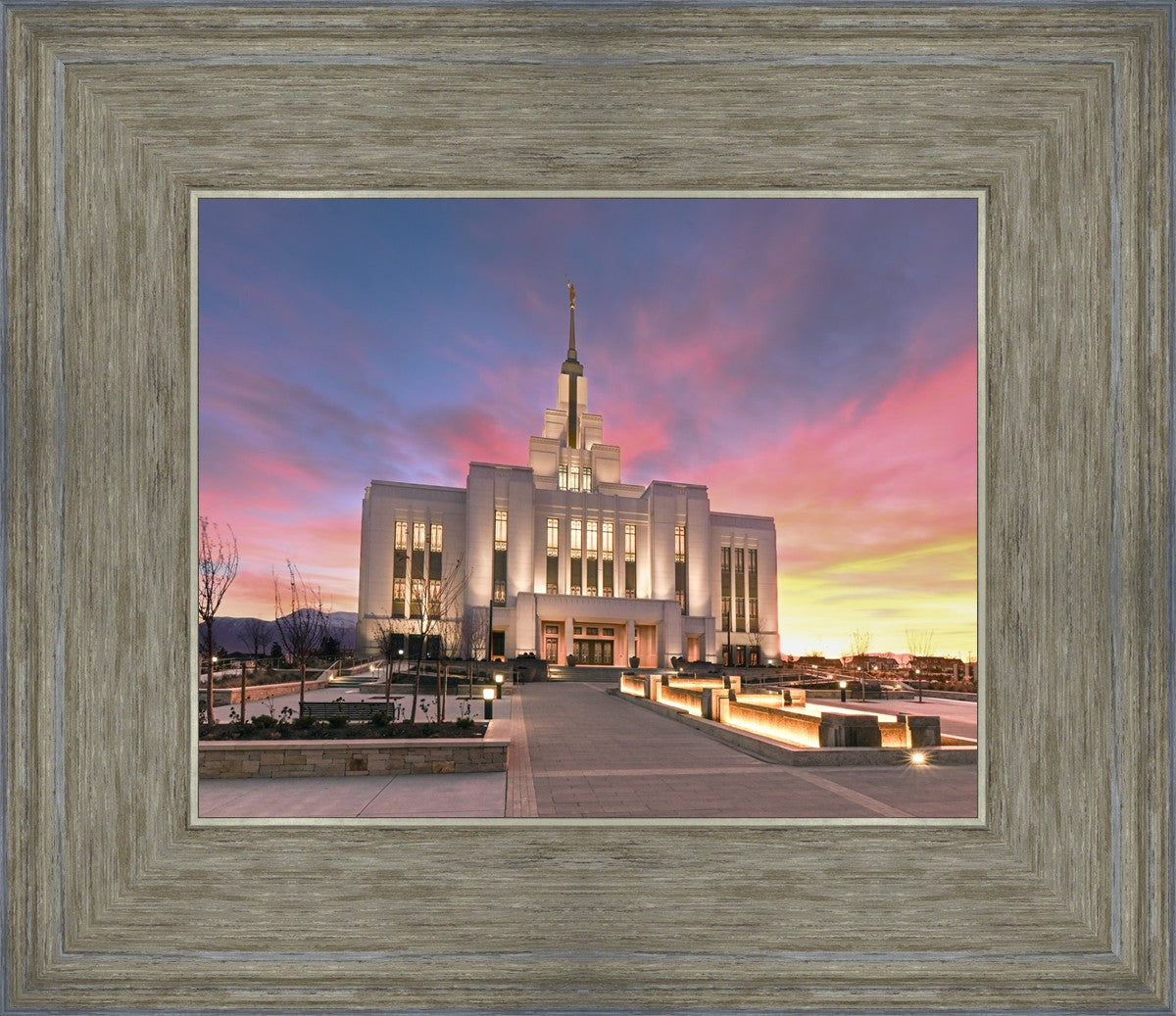 Saratoga Springs Utah Glorious Sunrise