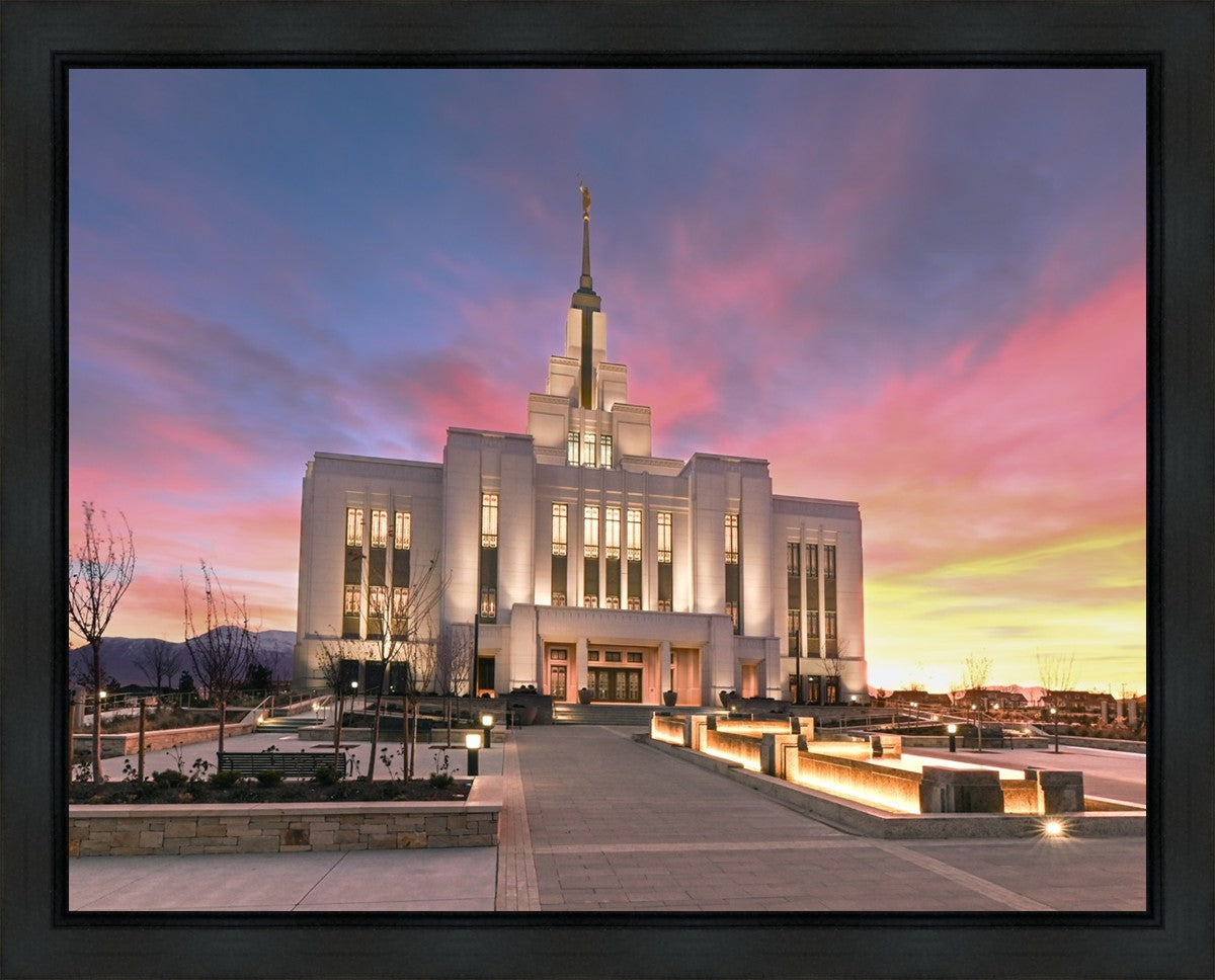 Saratoga Springs Utah Glorious Sunrise