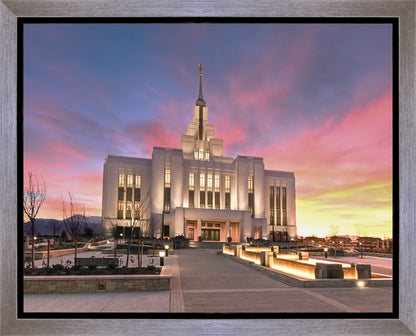 Saratoga Springs Utah Glorious Sunrise