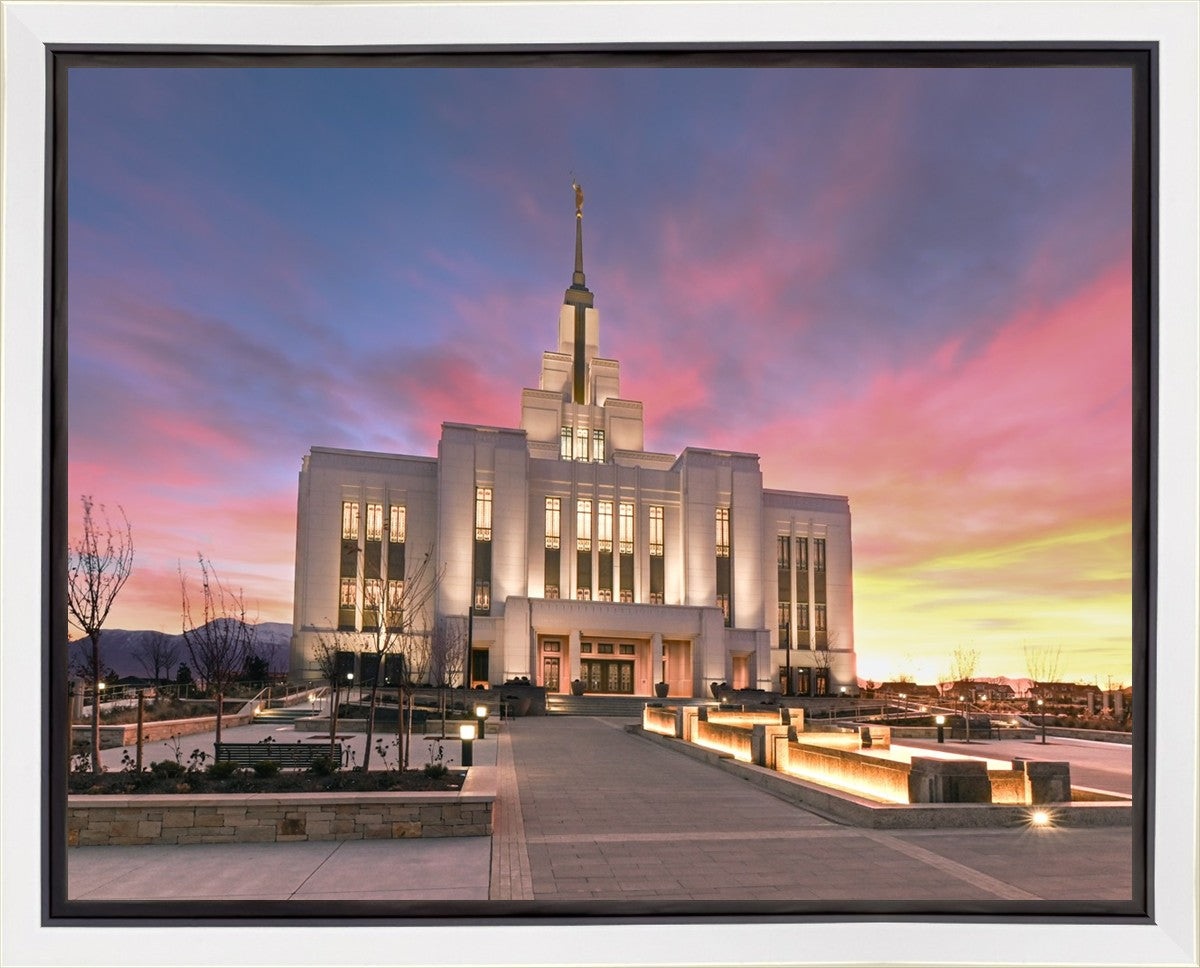 Saratoga Springs Utah Glorious Sunrise