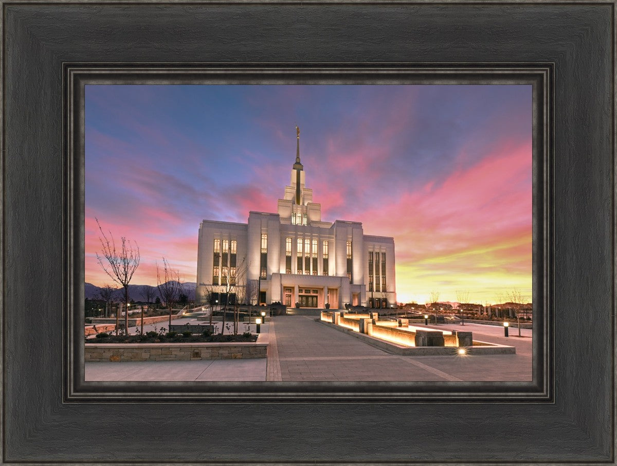 Saratoga Springs Utah Glorious Sunrise