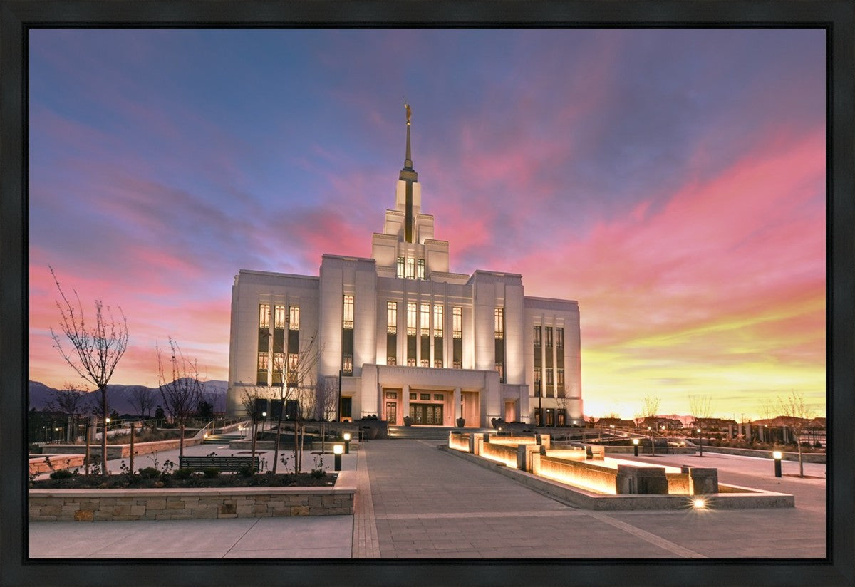 Saratoga Springs Utah Glorious Sunrise