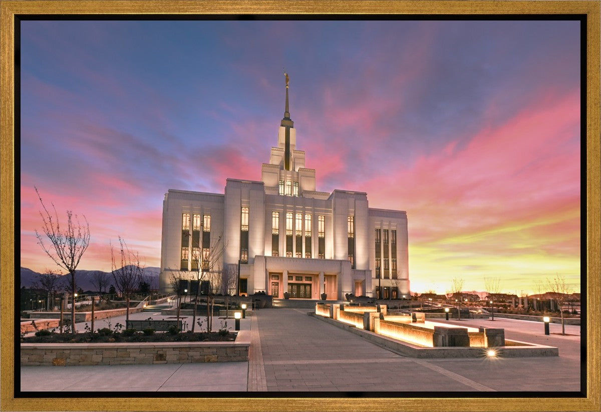 Saratoga Springs Utah Glorious Sunrise