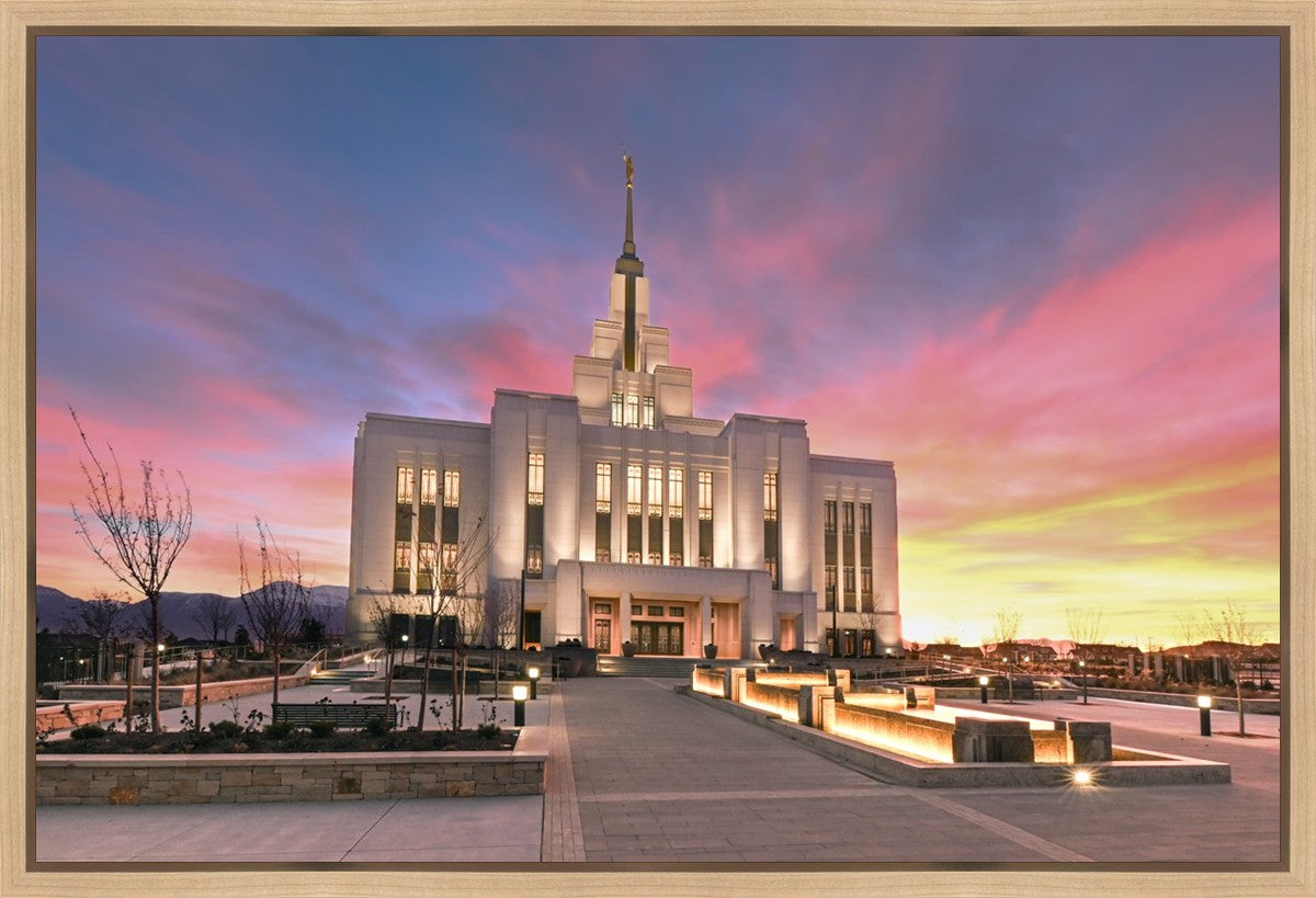 Saratoga Springs Utah Glorious Sunrise