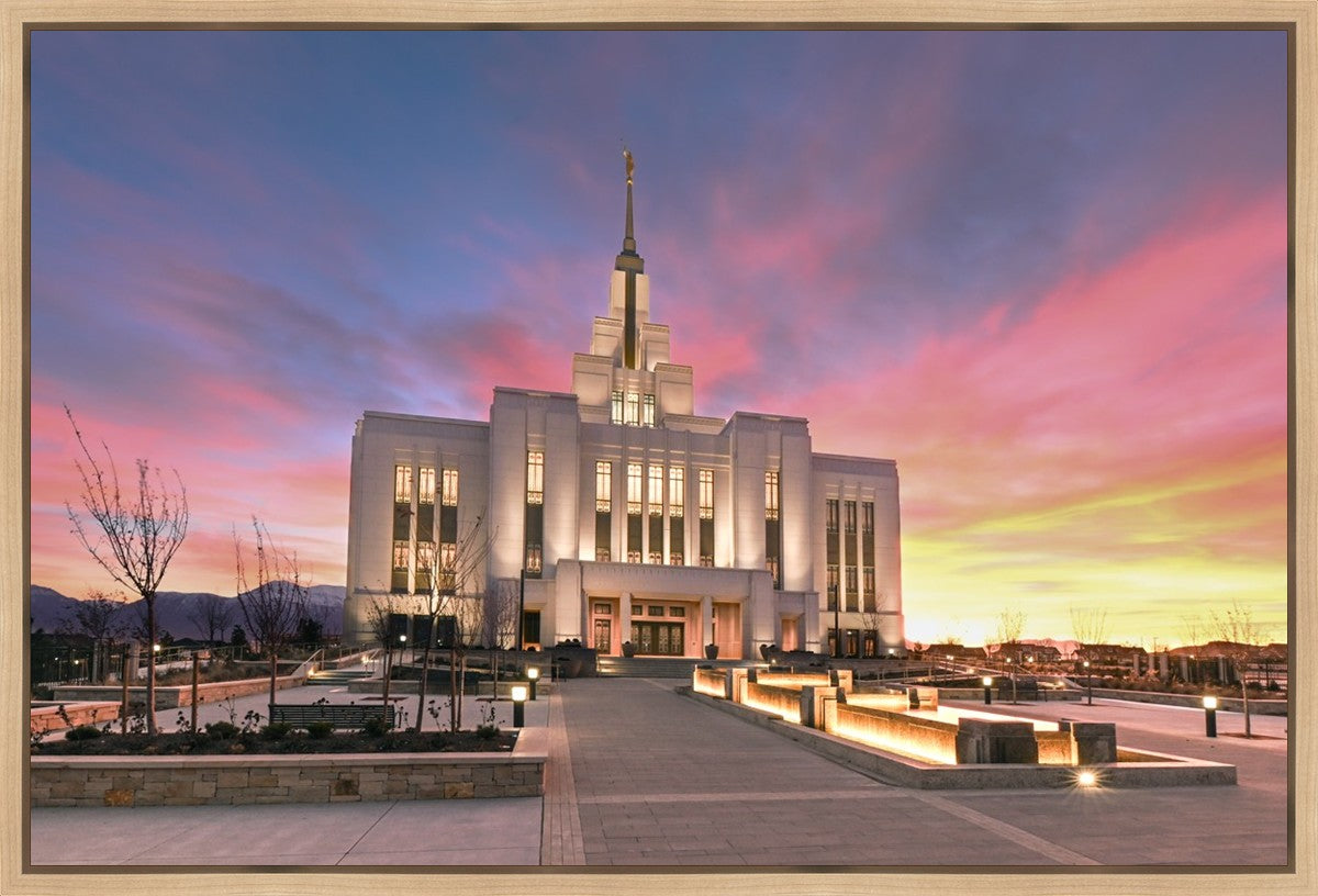 Saratoga Springs Utah Glorious Sunrise