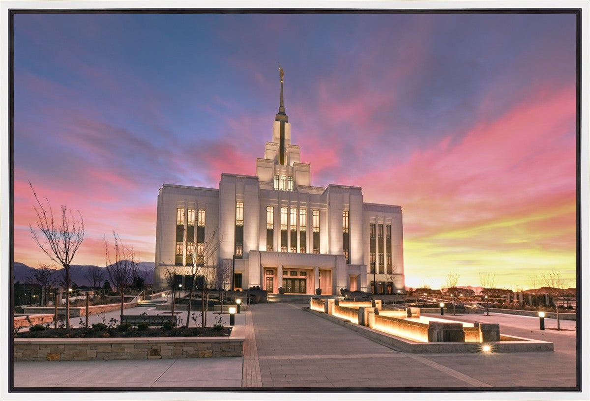 Saratoga Springs Utah Glorious Sunrise