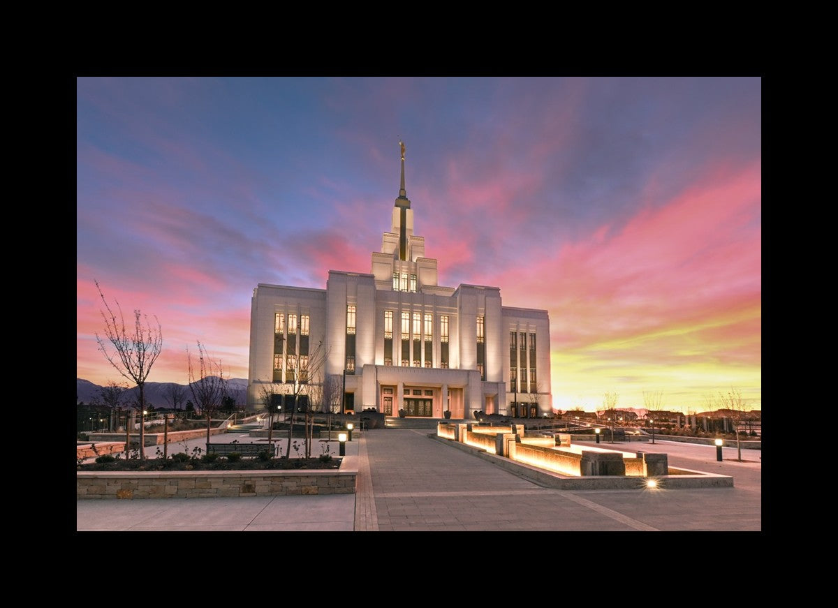 Saratoga Springs Utah Glorious Sunrise