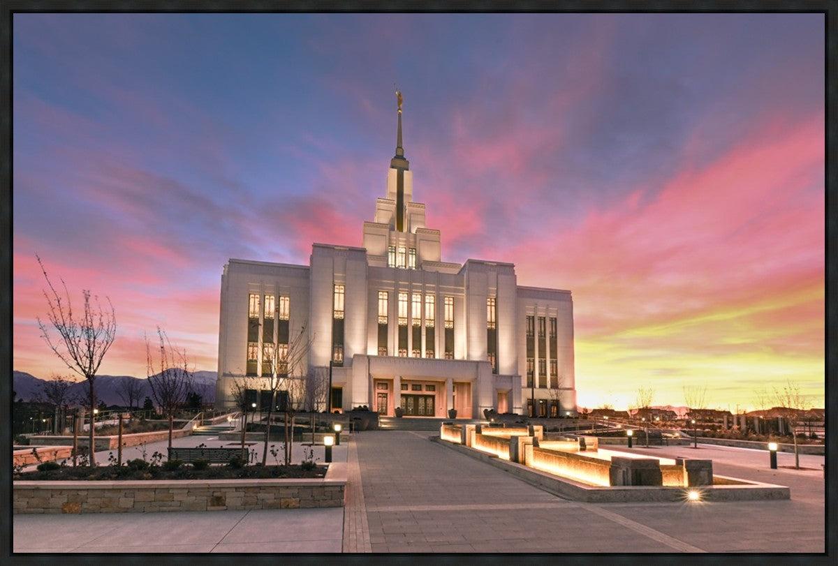 Saratoga Springs Utah Glorious Sunrise