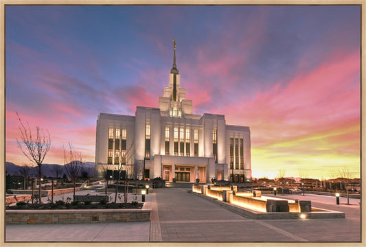 Saratoga Springs Utah Glorious Sunrise