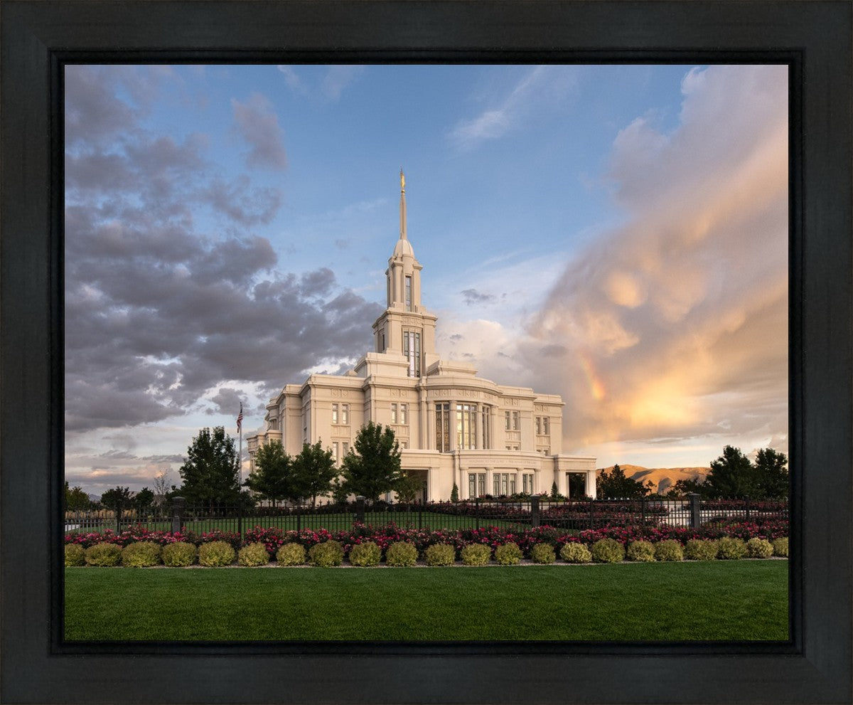 Payson Utah Pink Dividing The Light