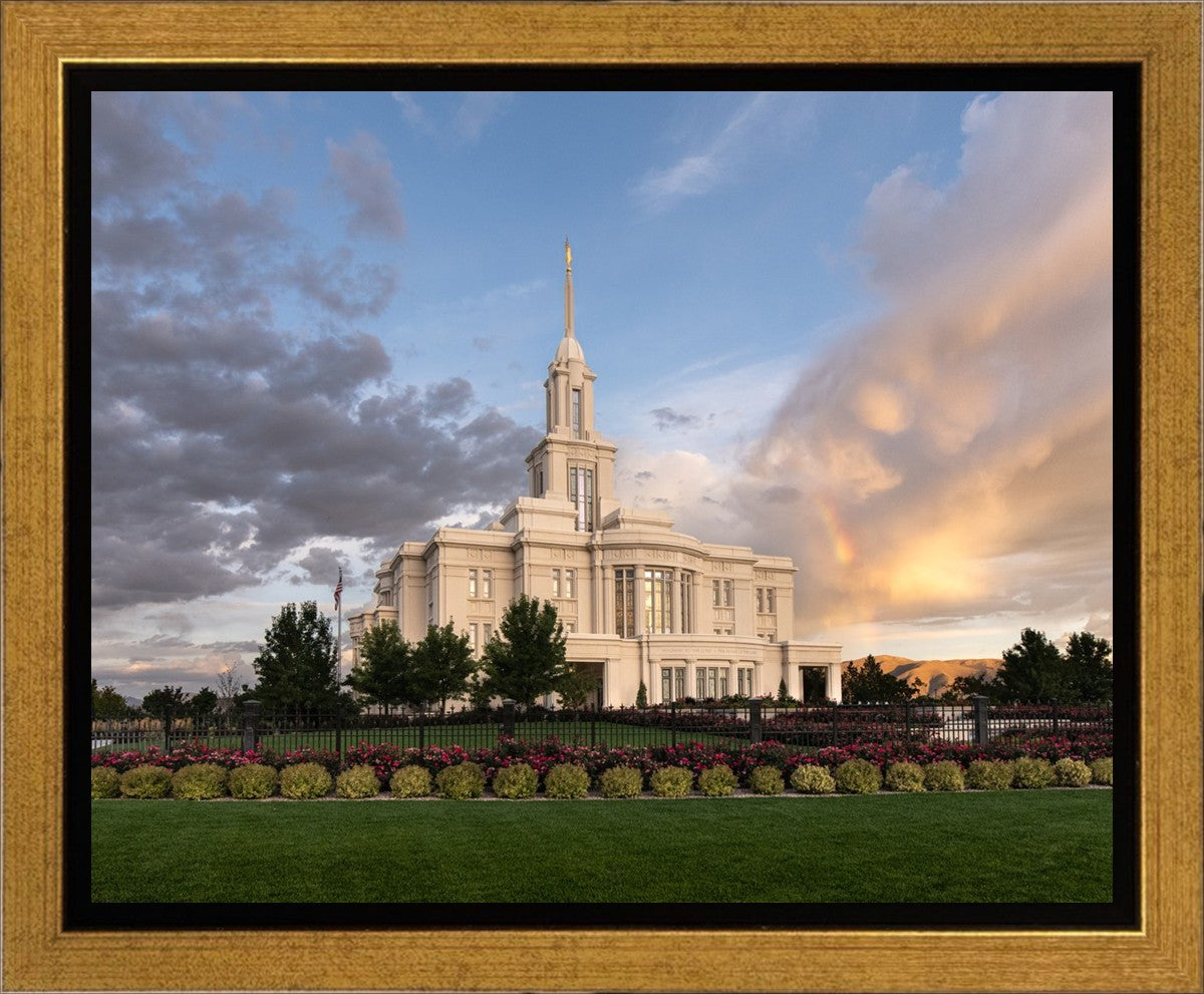 Payson Utah Pink Dividing The Light