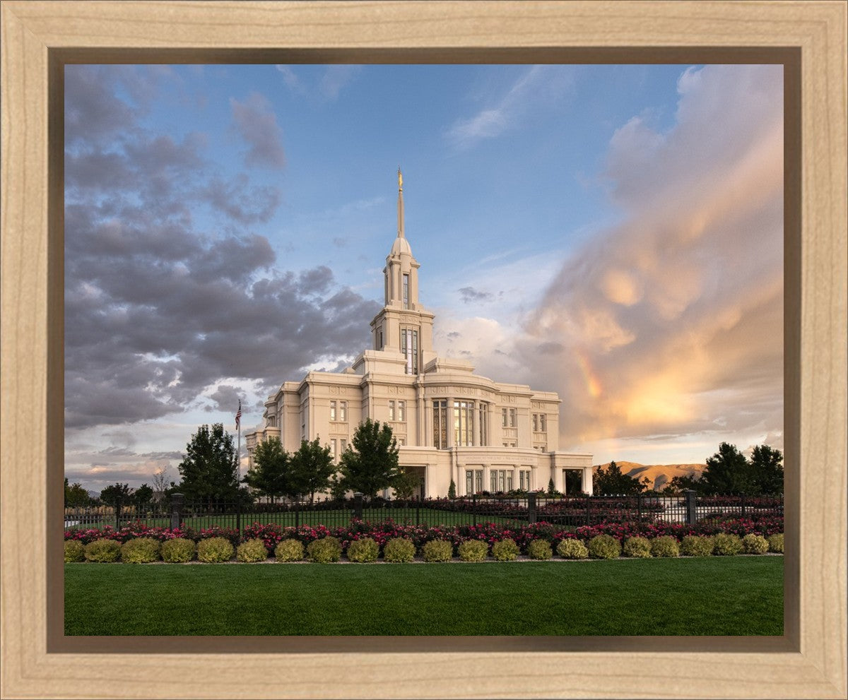 Payson Utah Pink Dividing The Light