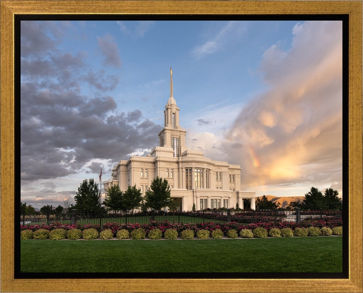 Payson Utah Pink Dividing The Light