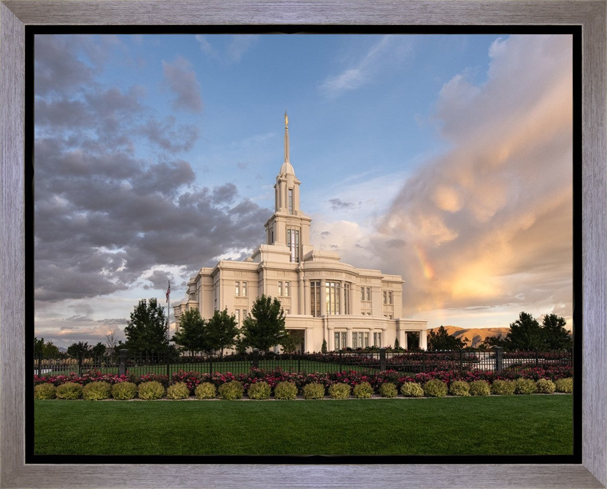 Payson Utah Pink Dividing The Light
