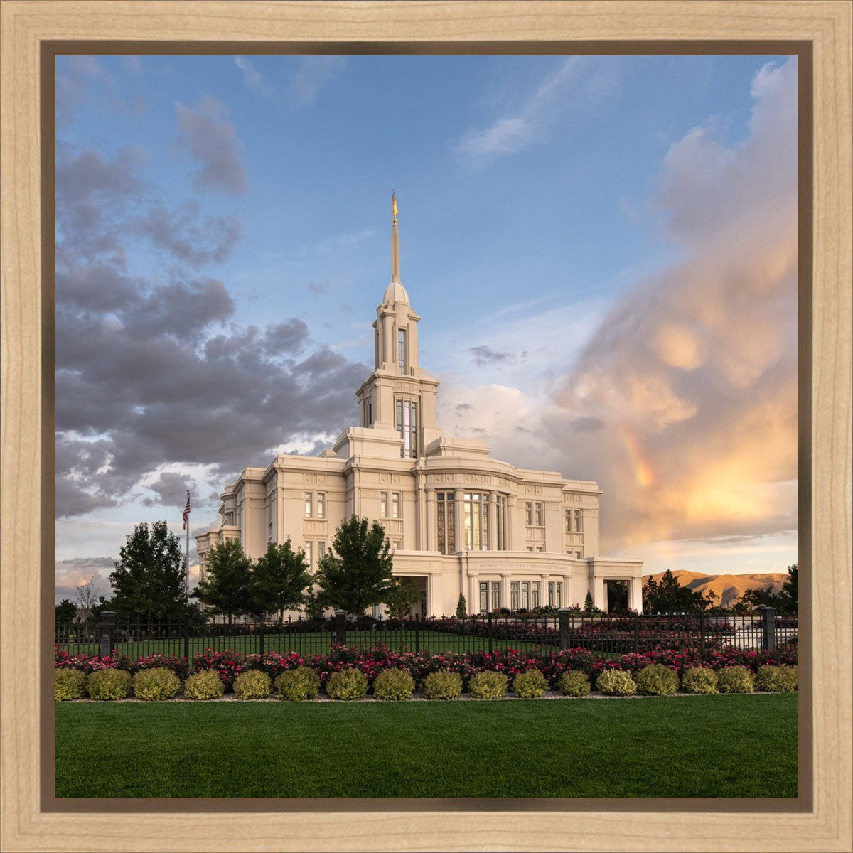 Payson Utah Pink Dividing The Light