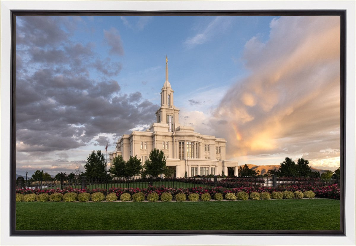 Payson Utah Pink Dividing The Light