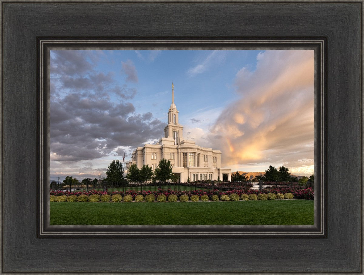 Payson Utah Pink Dividing The Light