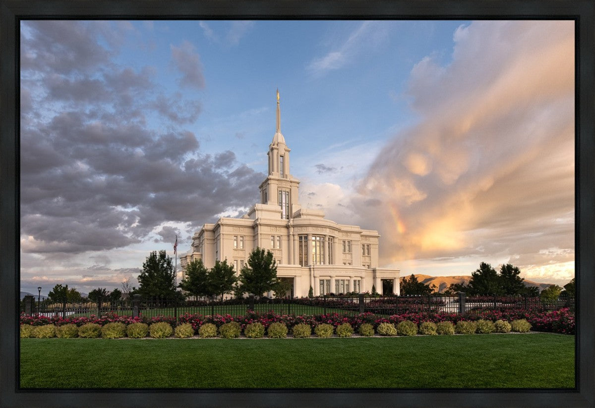 Payson Utah Pink Dividing The Light