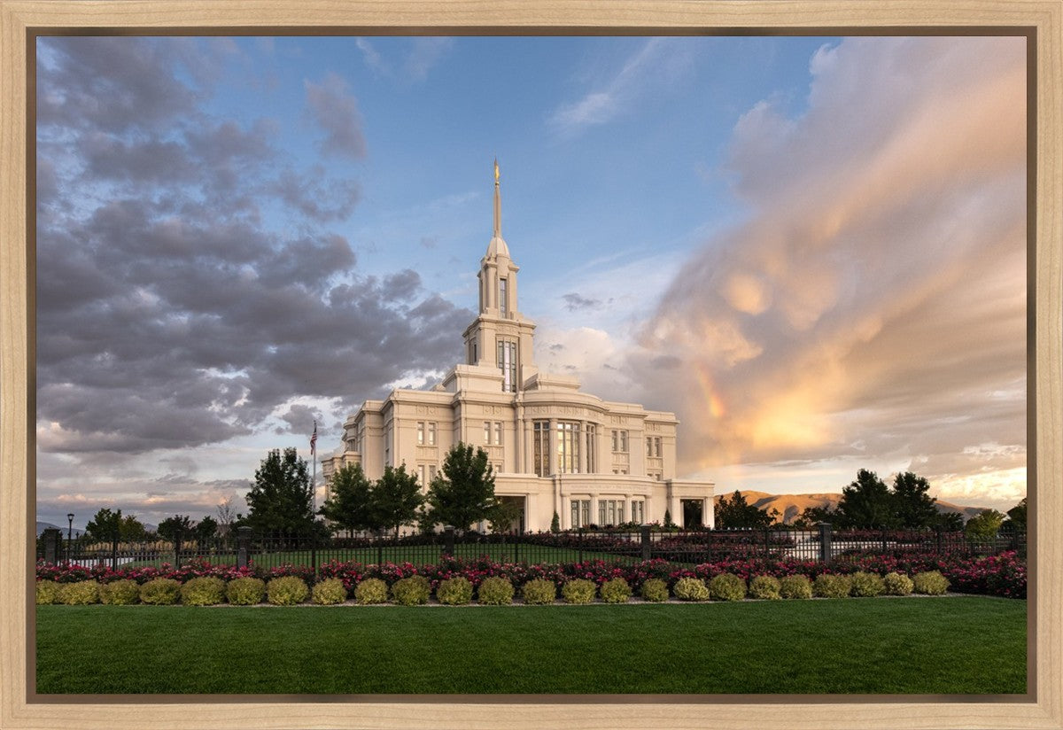 Payson Utah Pink Dividing The Light