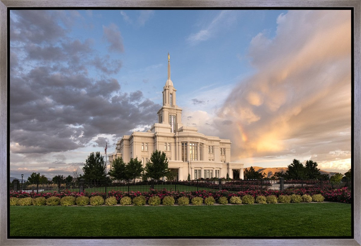 Payson Utah Pink Dividing The Light
