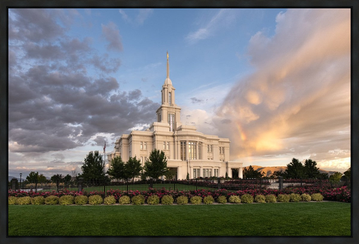 Payson Utah Pink Dividing The Light
