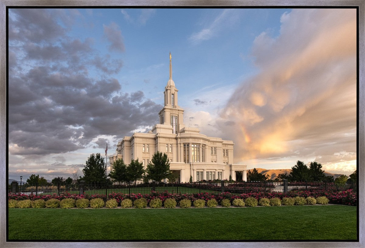 Payson Utah Pink Dividing The Light