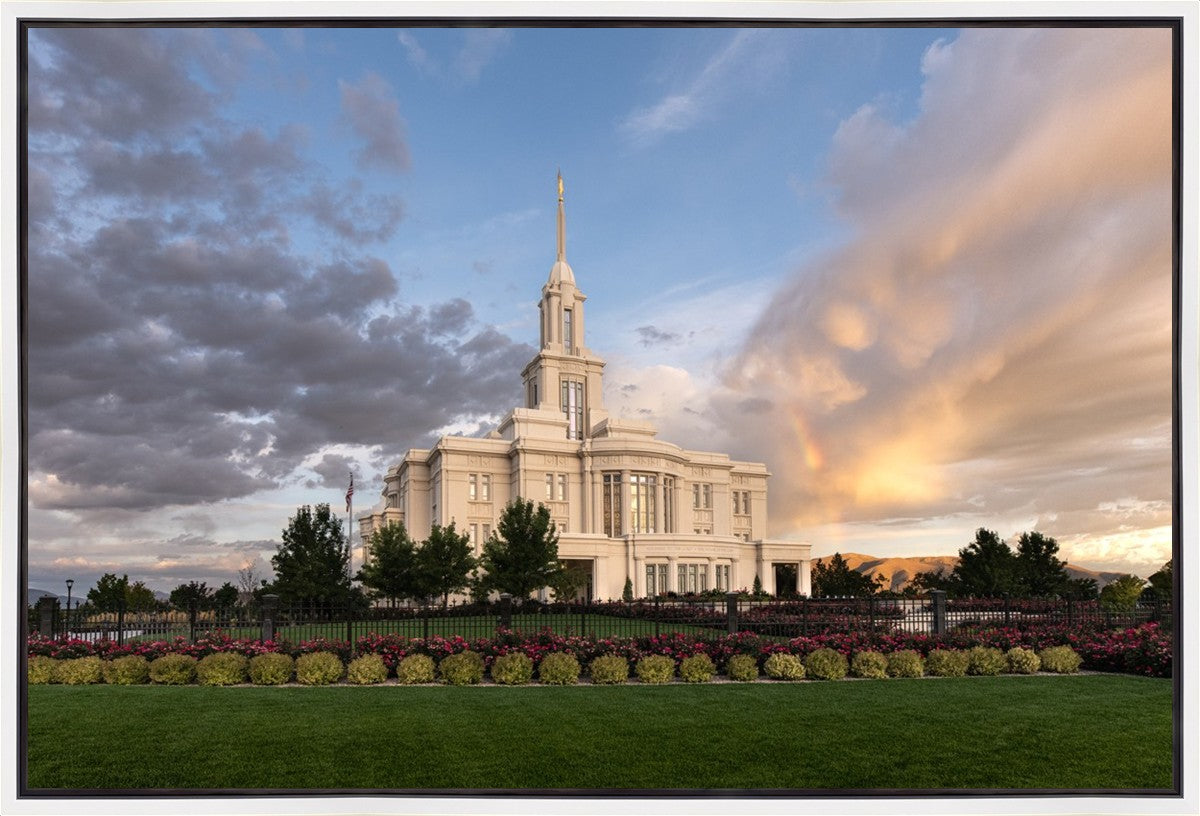 Payson Utah Pink Dividing The Light