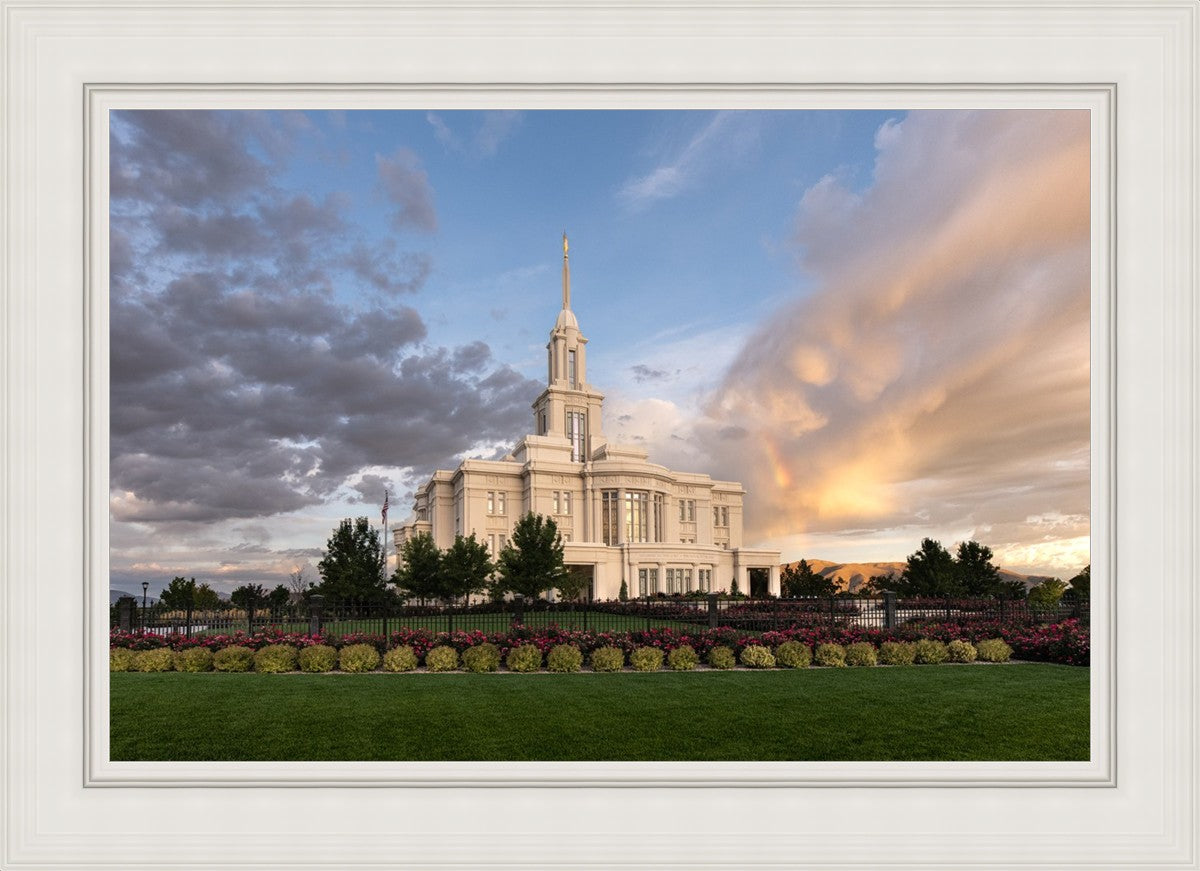 Payson Utah Pink Dividing The Light