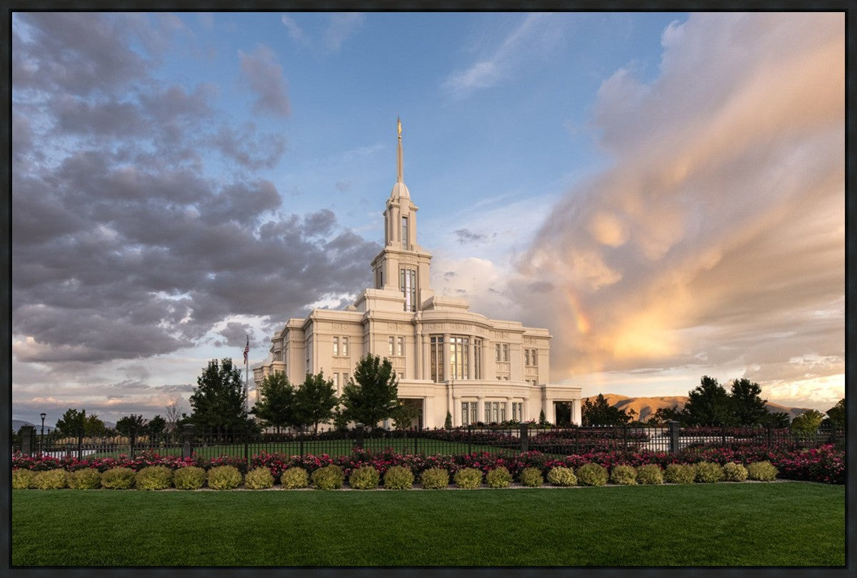 Payson Utah Pink Dividing The Light