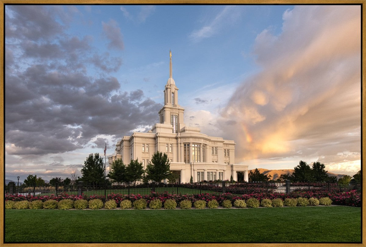 Payson Utah Pink Dividing The Light