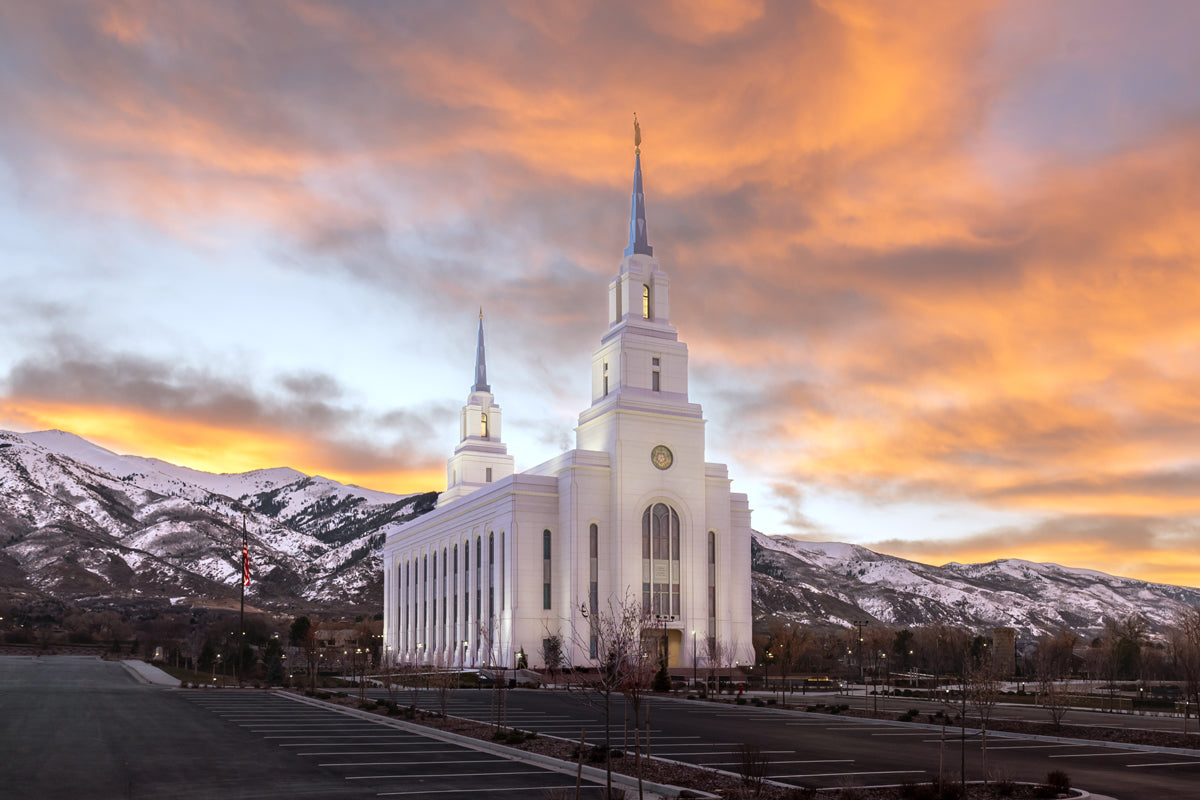 Layton Utah Golden Sunrise