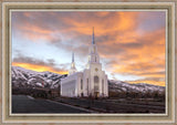 Layton Utah Golden Sunrise Large Wall Art