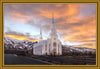 Layton Utah Golden Sunrise Large Wall Art