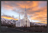 Layton Utah Golden Sunrise Large Wall Art