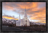 Layton Utah Golden Sunrise Large Wall Art